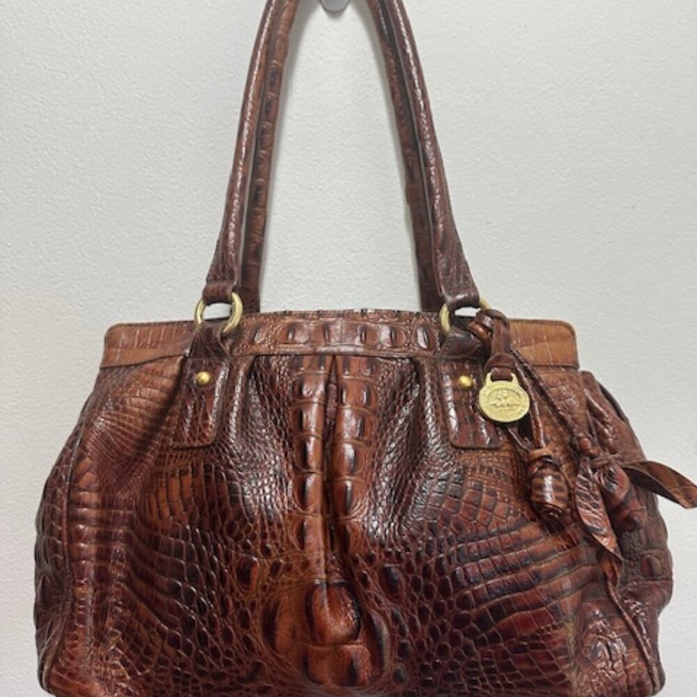 Brahmin Eloise with roses and matching wallet